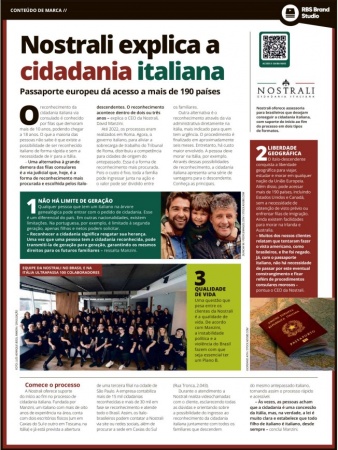 Nostrali explica a Cidadania Italiana